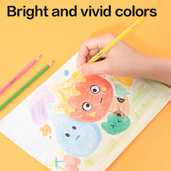 WOW Colored Pencil-Full-24 | Vibrant | Light-weight | Flawless coloring | 24 colors