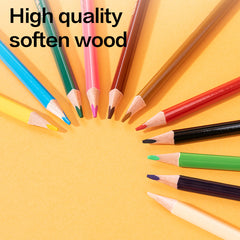 WOW Colored Pencil-Full-24 | Vibrant | Light-weight | Flawless coloring | 24 colors