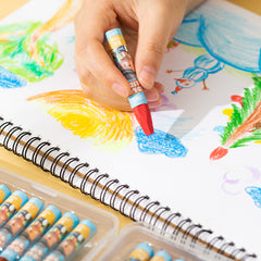 Colorkids Oil Pastel-Plastic | 24 Color palette | Smooth | Eco friendly & safe | Easy grip