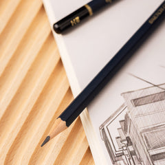 Finenolo Sketching Pencil-Set | Extra dark Graphite | Soft Basswood body