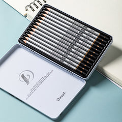 Dmast Sketching Pencil-Set | High quality graphite | Smooth writing and drawing