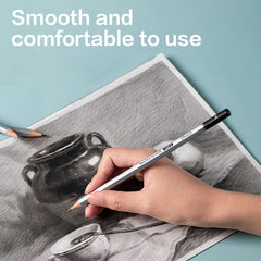 Dmast Sketching Pencil-Set | High quality graphite | Smooth writing and drawing