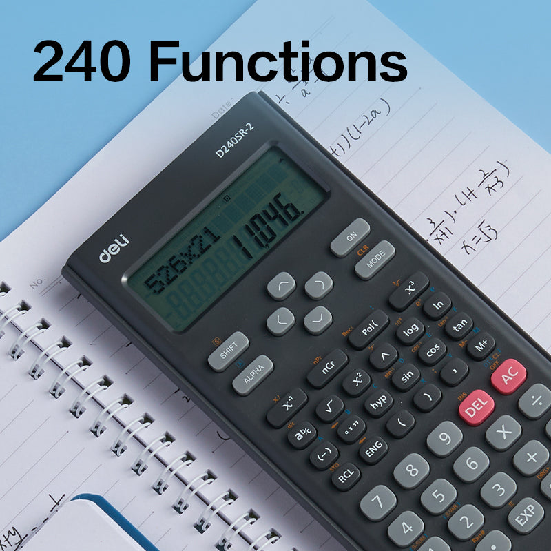 (ED240SR-2)Scientific Calculator-240F-BK