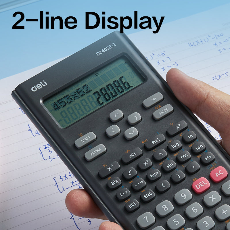 (ED240SR-2)Scientific Calculator-240F-BK