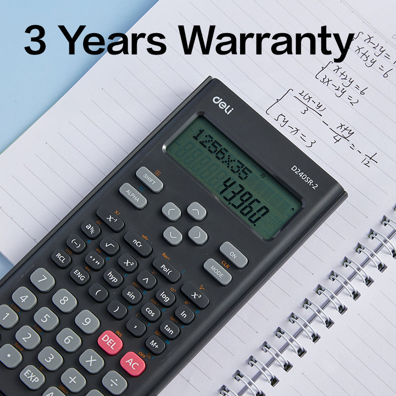 (ED240SR-2)Scientific Calculator-240F-BK