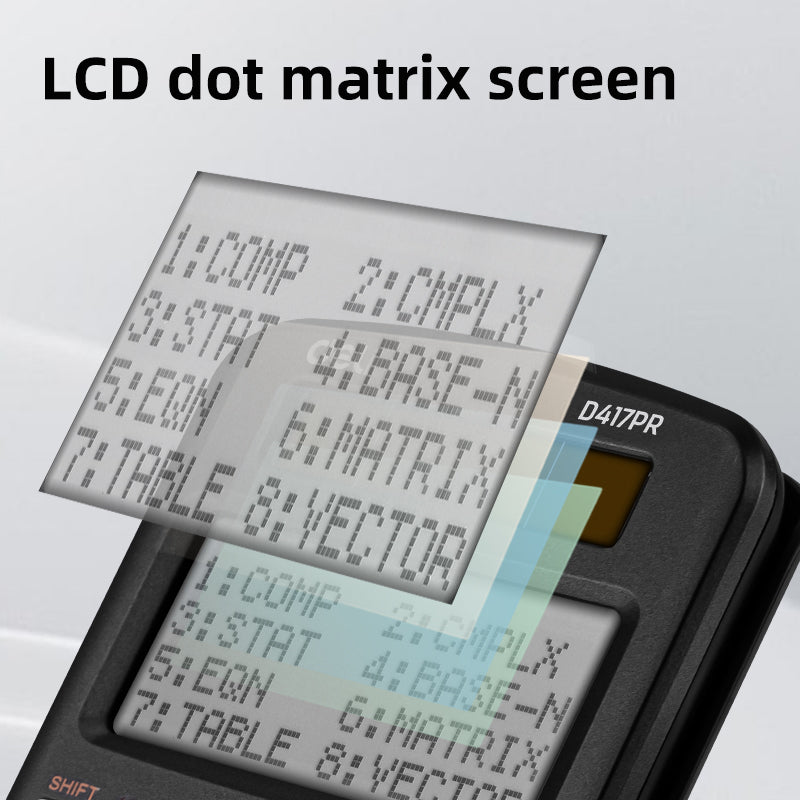 (ED417PR) Scientific Calculator-417F-BK