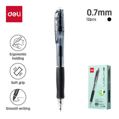 Lineum  Gel pen-0.5-BK | Ultra smooth | Ergonomic grip | Smudge-free writing