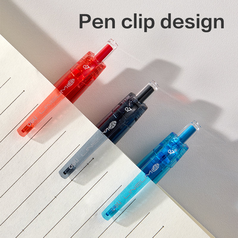 Lineum  Gel pen-0.5-BK | Ultra smooth | Ergonomic grip | Smudge-free writing