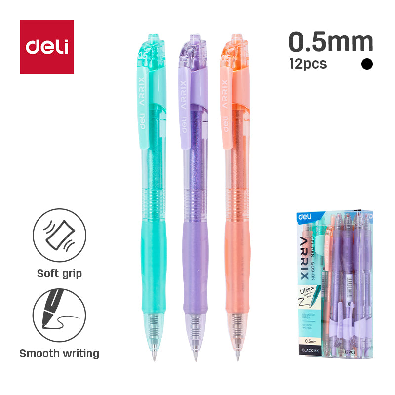 Arrix Gel pen-0.5-BK | Reliable | Smooth | Precise