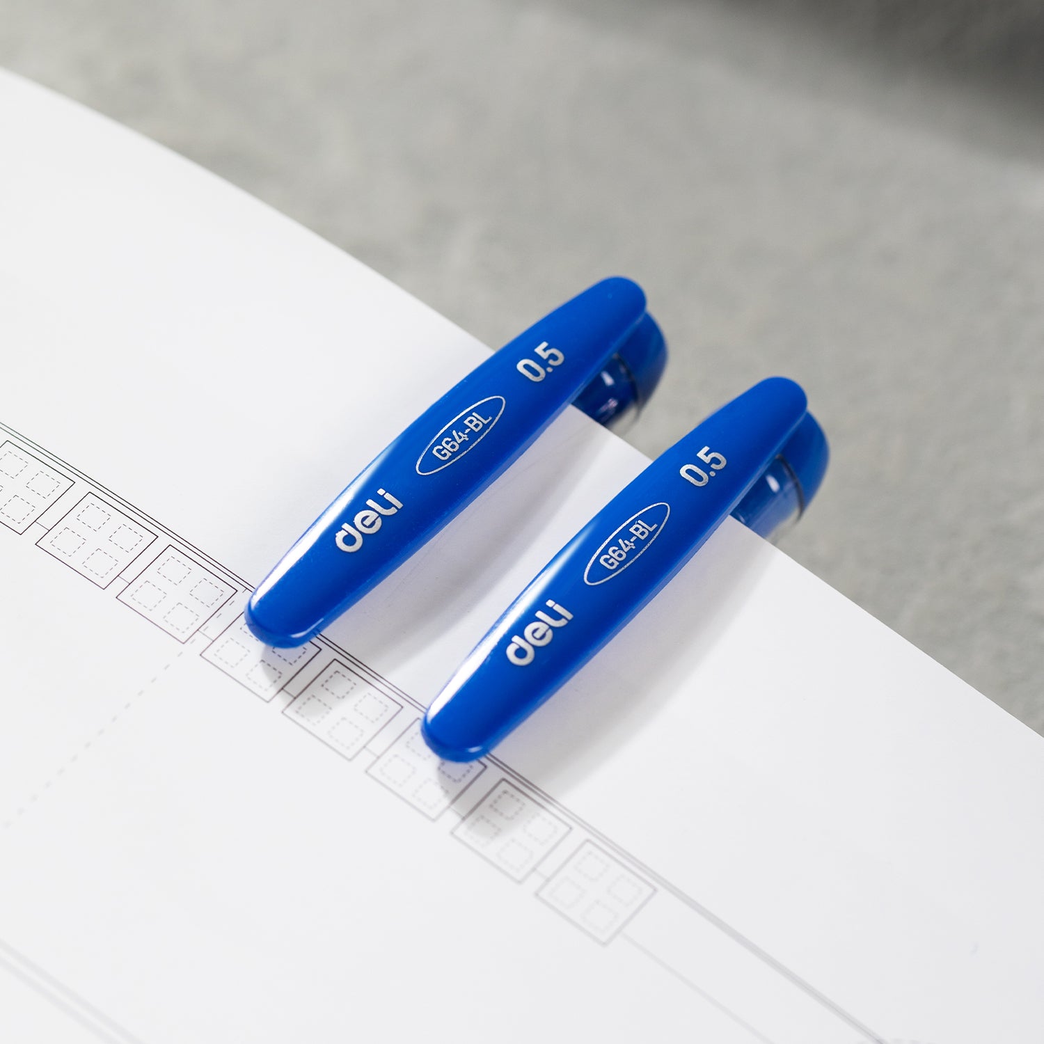 Deli Matte Arris Gel pen -0.5mm- BL | Bullet tip | Smooth & Effortless writing