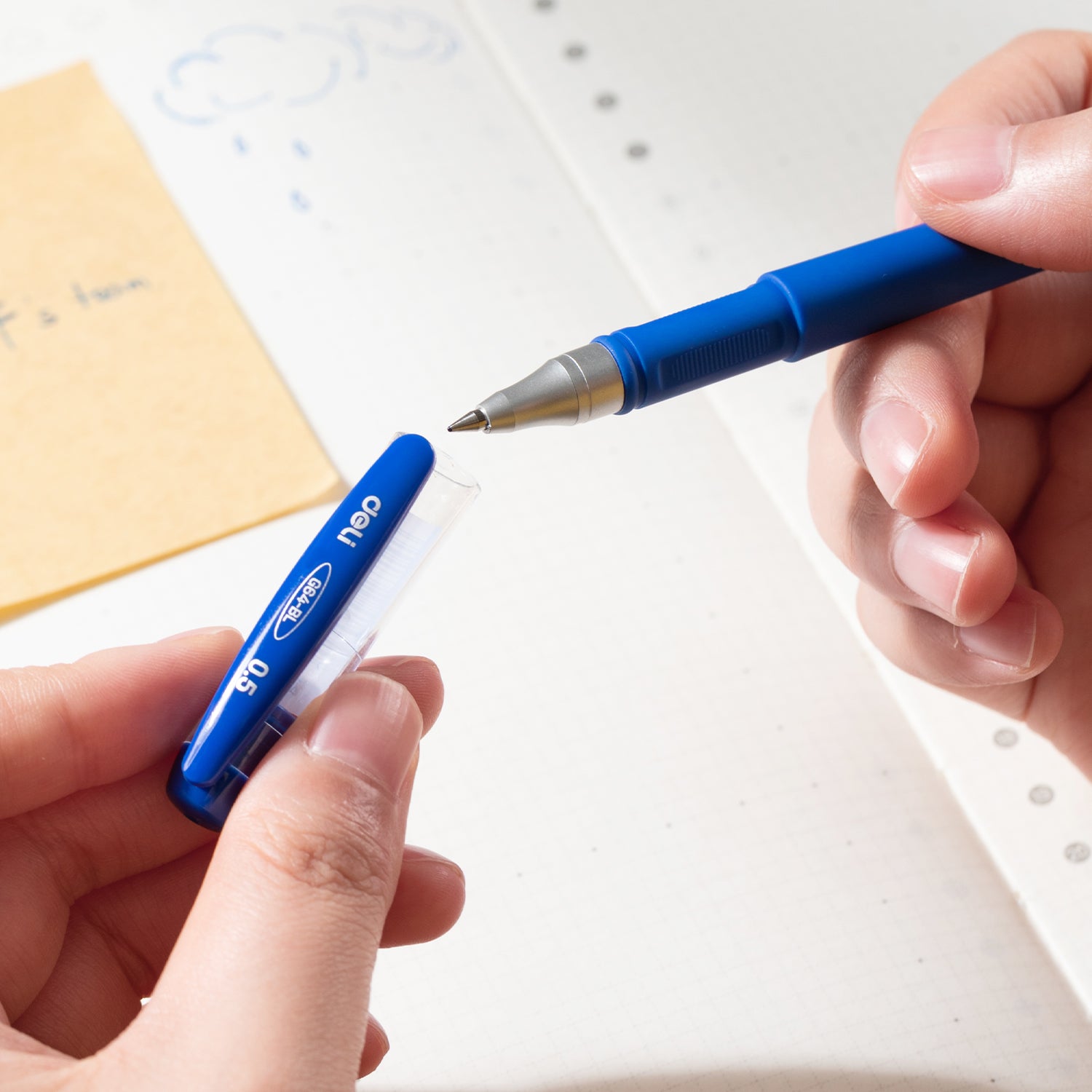 Deli Matte Arris Gel pen -0.5mm- BL | Bullet tip | Smooth & Effortless writing