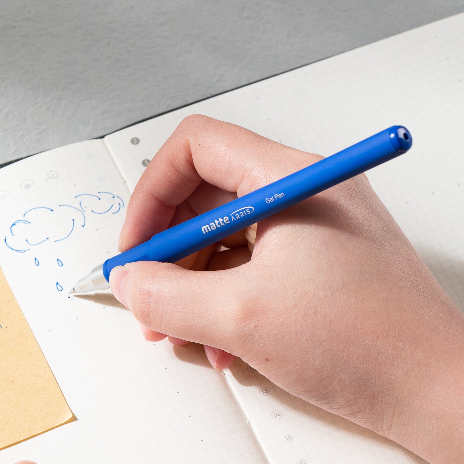 Deli Matte Arris Gel pen -0.5mm- BL | Bullet tip | Smooth & Effortless writing