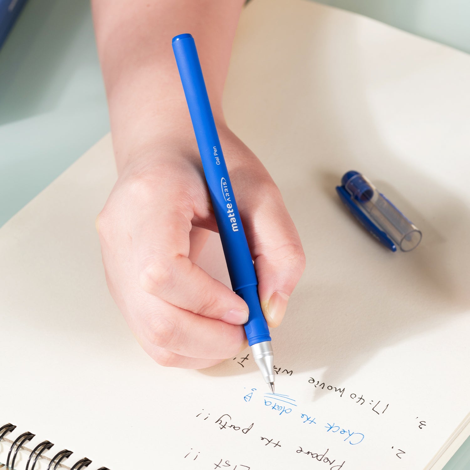 Deli Matte Arris Gel pen -0.5mm- BL | Bullet tip | Smooth & Effortless writing