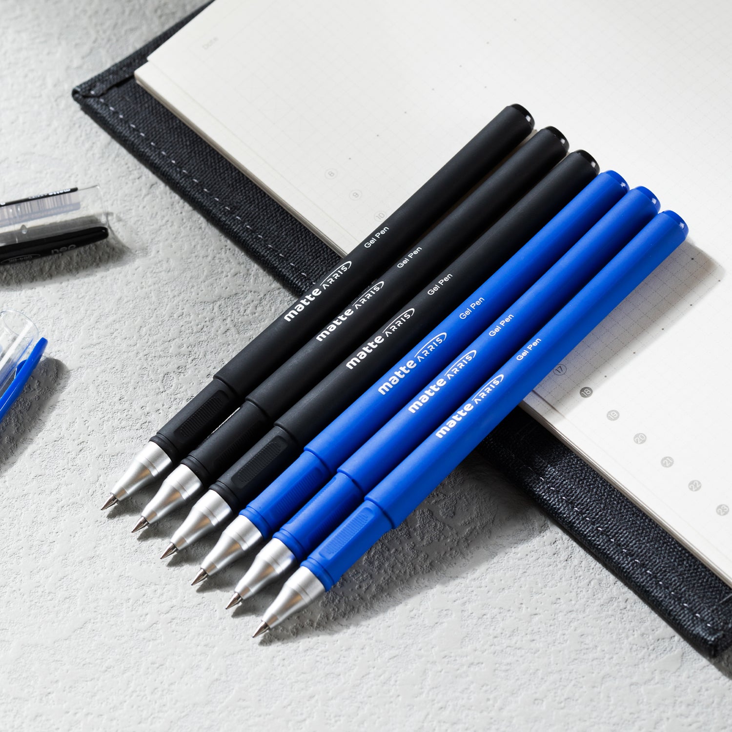 Deli Matte Arris Gel pen -0.5mm- BL | Bullet tip | Smooth & Effortless writing