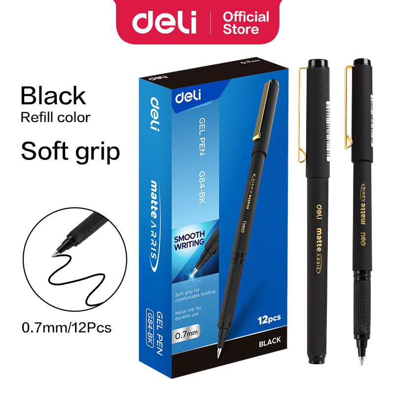 (EG84-BK) Matte Arris Gel Pen-0.7-BK
