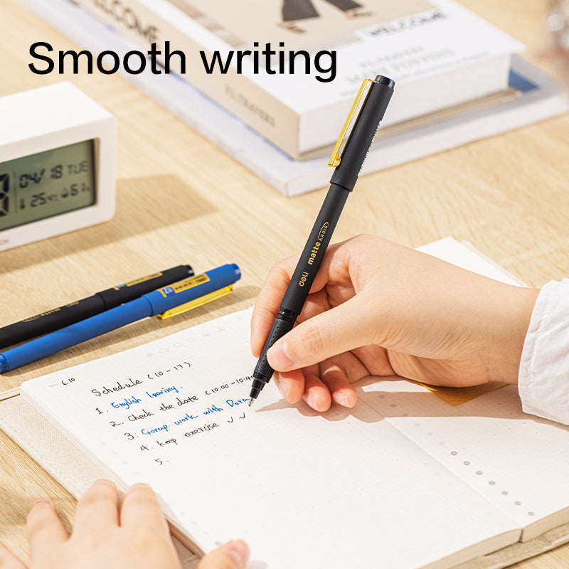 (EG84-BK) Matte Arris Gel Pen-0.7-BK