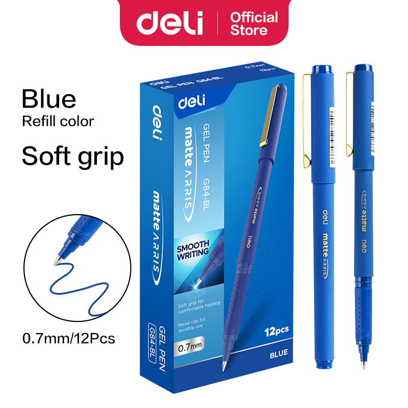 (EG84-BL) Matte Arris Gel Pen-0.7-BL