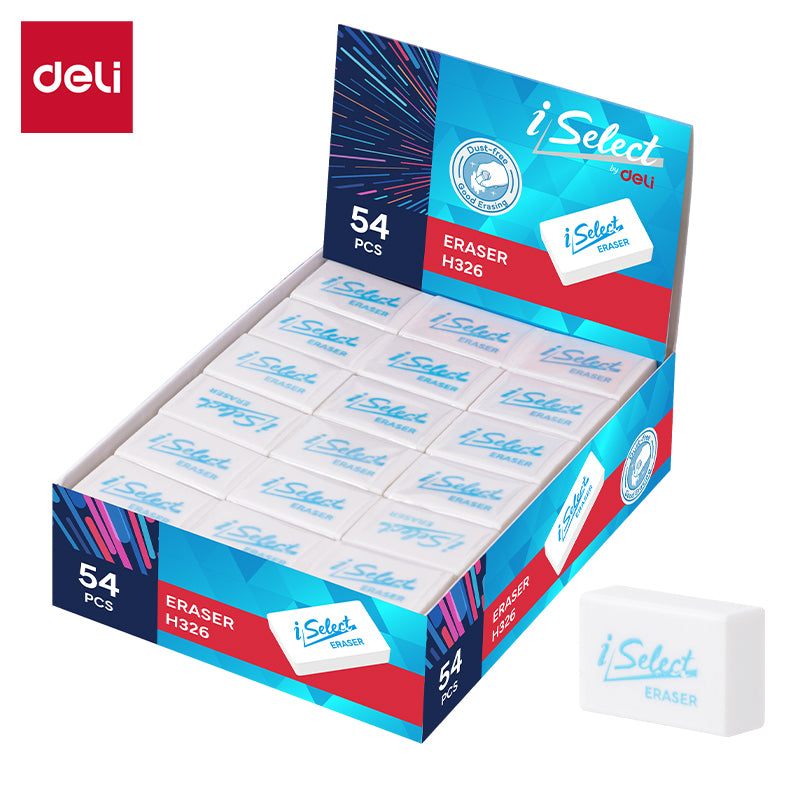 iSelect Eraser-small-white | Dust-free | PVC free | Precise