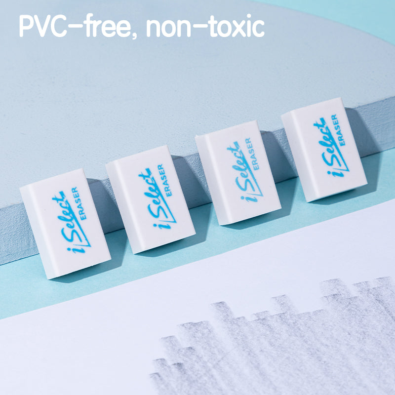 iSelect Eraser-small-white | Dust-free | PVC free | Precise