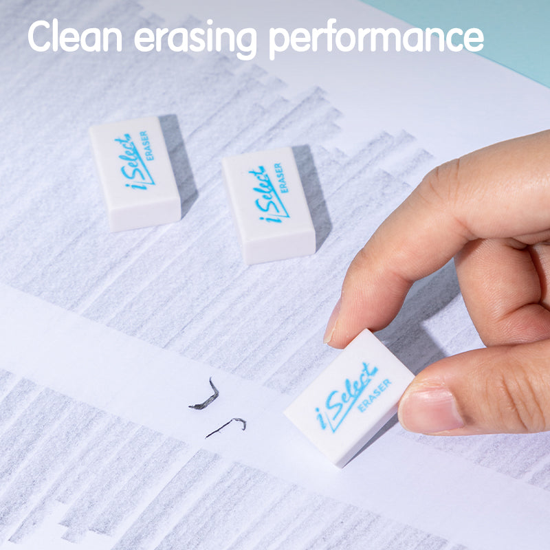 iSelect Eraser-small-white | Dust-free | PVC free | Precise