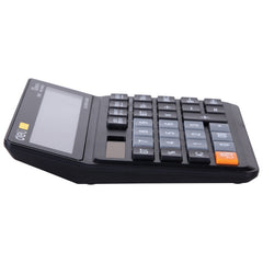 Desktop Calculator-12-Black | 120 Step check | 3 year warranty | Dual power system
