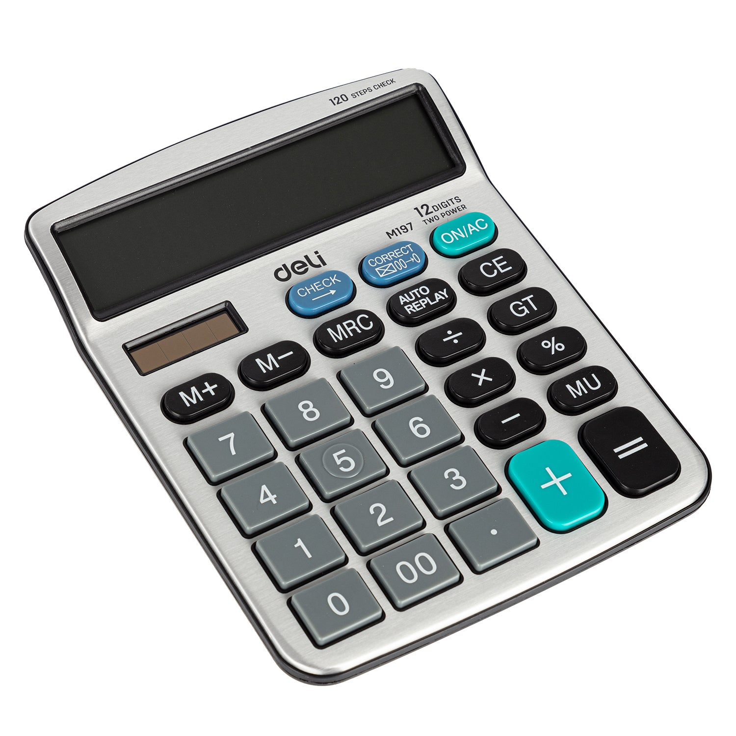 (EM19710) Desktop Calculator-L-12-Silver