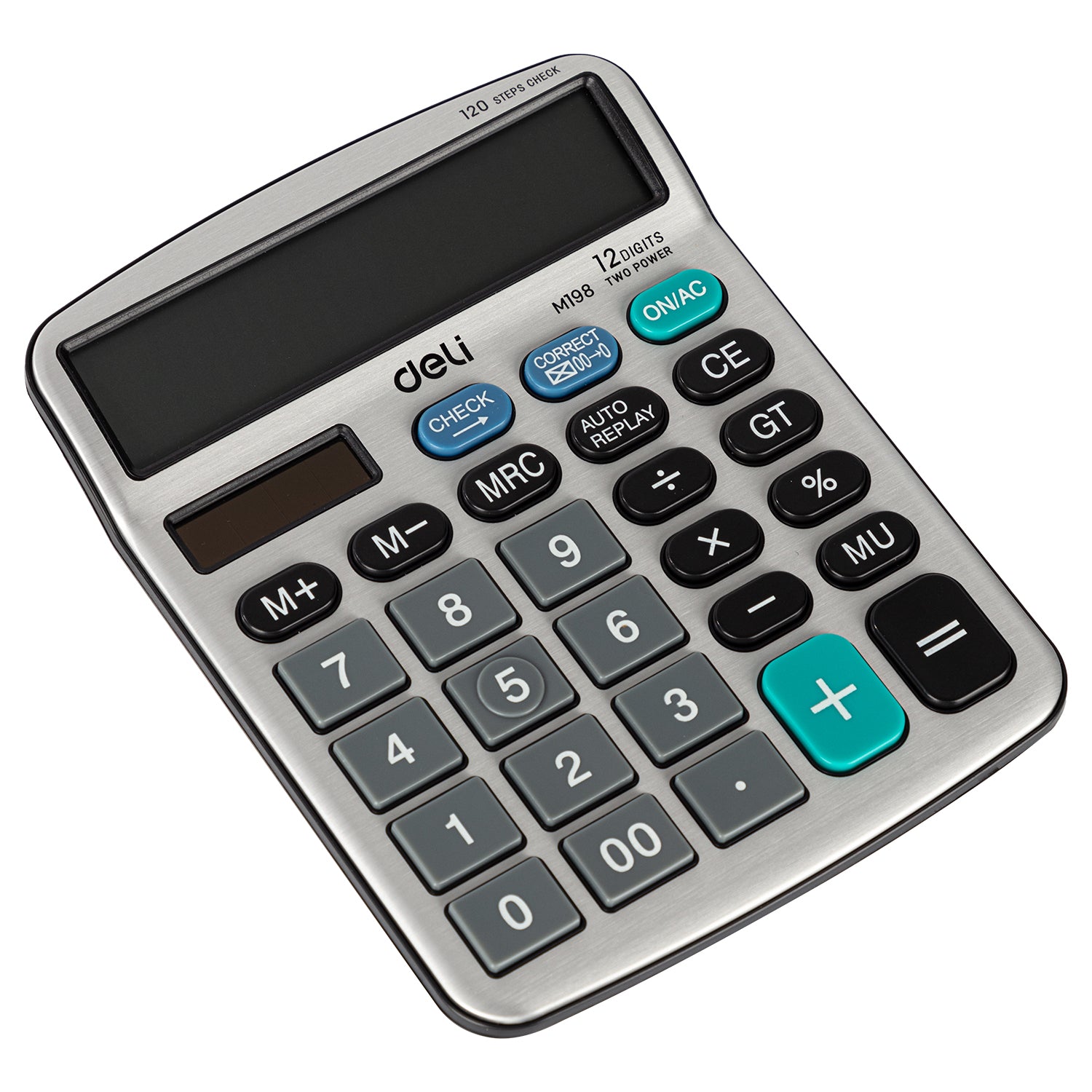 (EM19810) Desktop Calculator-M-12-Silver