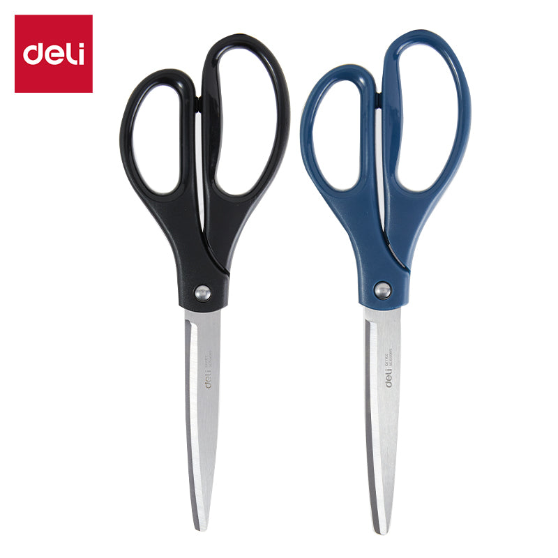 Scissors-Large-BK-BL | Ergonomic handle | Sharp stainless blades