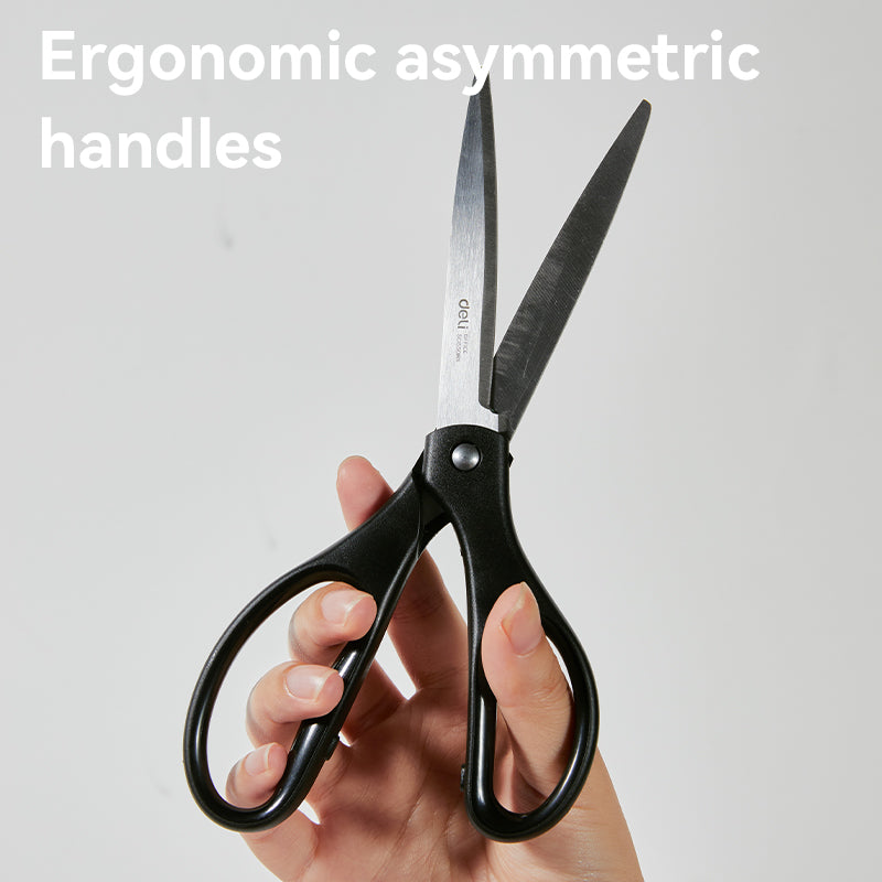 Scissors-Large-BK-BL | Ergonomic handle | Sharp stainless blades