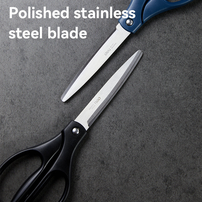 Scissors-Large-BK-BL | Ergonomic handle | Sharp stainless blades