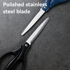 Scissors-Large-BK-BL | Ergonomic handle | Sharp stainless blades
