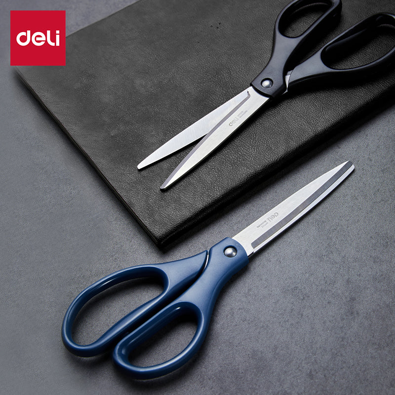 Scissors-Large-BK-BL | Ergonomic handle | Sharp stainless blades