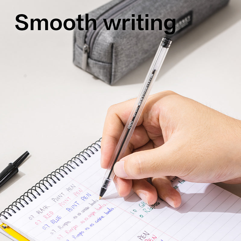 Deli Ballpen-0.7-Black | Sleek design | Smooth writing | Long-lasting