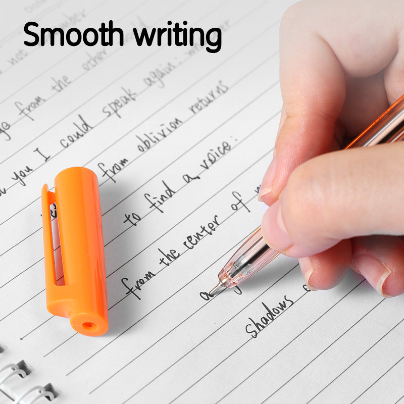 Deli Ballpoint pen-0.7mm-BK |  Smooth and effortless writing | Low viscosity ink