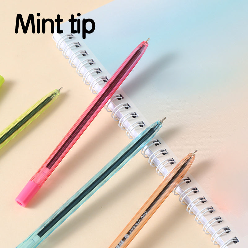 Deli Ballpoint pen-0.7mm-BK |  Smooth and effortless writing | Low viscosity ink