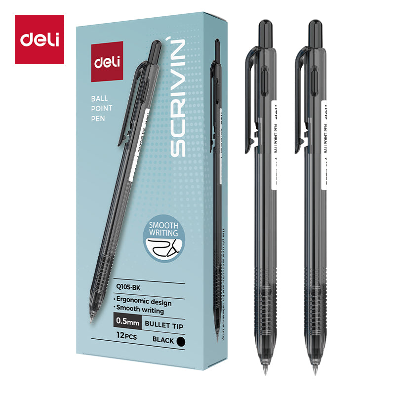 (EQ105-BK) Scrivin BallPen-0.5-BK