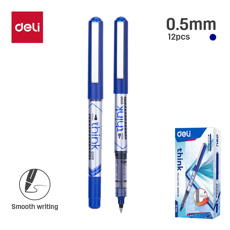 (EQ20030) Think Roller Pen-0.5-BL - UNE