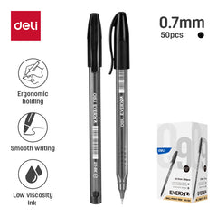 Every Ballpen-0.7-BK |  Ergonomic design | Smooth writing | Long-lasting Ink