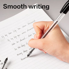 Deli Ballpen-0.7-BLACK | Extra Smooth |  Long-lasting