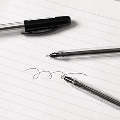 Deli Ballpen-0.7-BLACK | Extra Smooth |  Long-lasting