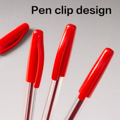 Deli Ballpen-0.7-Red | Extra Smooth | Long-lasting