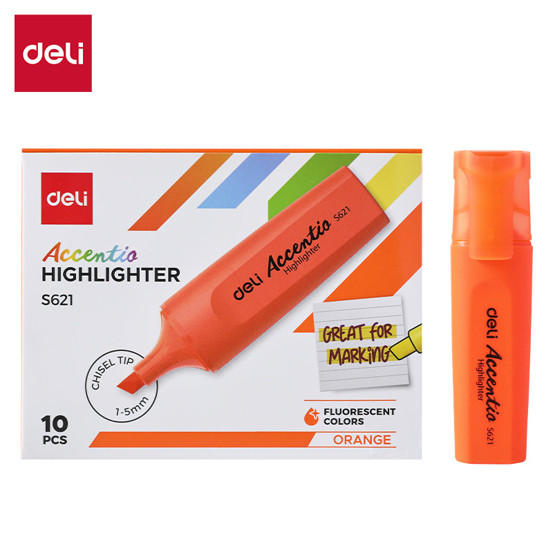 Accent Highlighter-Orange | Bright Color | Smooth | Non-toxic
