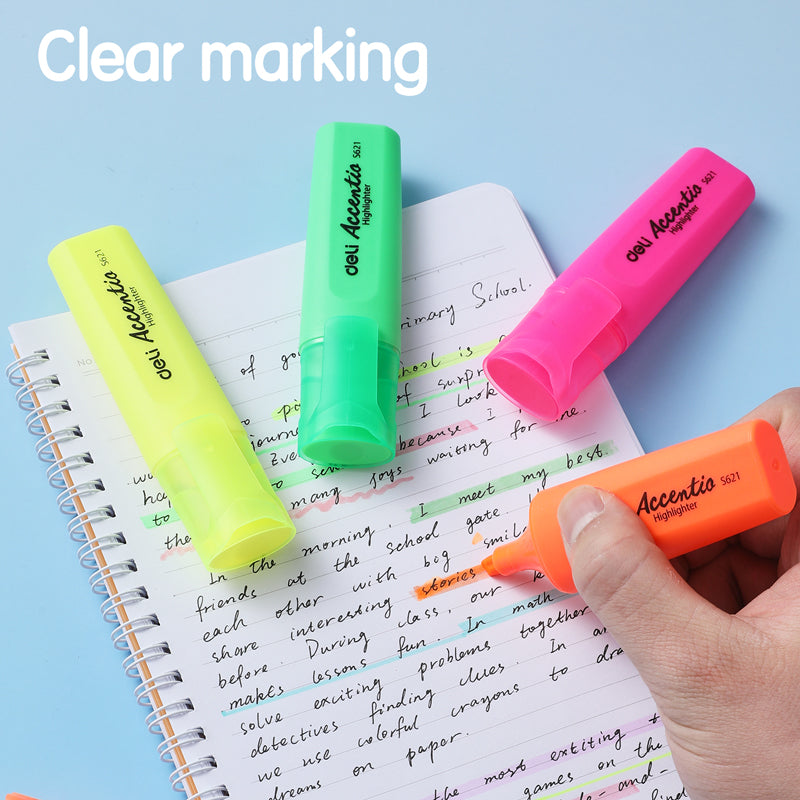 Accent Highlighter-Orange | Bright Color | Smooth | Non-toxic