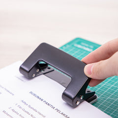 Punch-Regular-Black | Lock system | Smooth paper punching | 10,000+ punching life