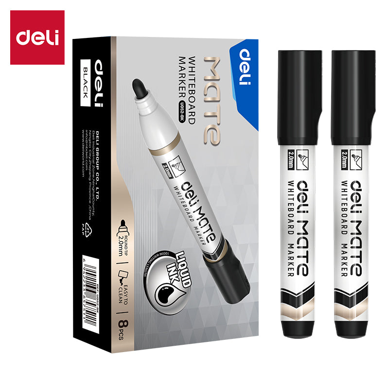 Whiteboard Marker-LQ-BK | 2.0mm Smooth tip | Easy to clean | Long lasting