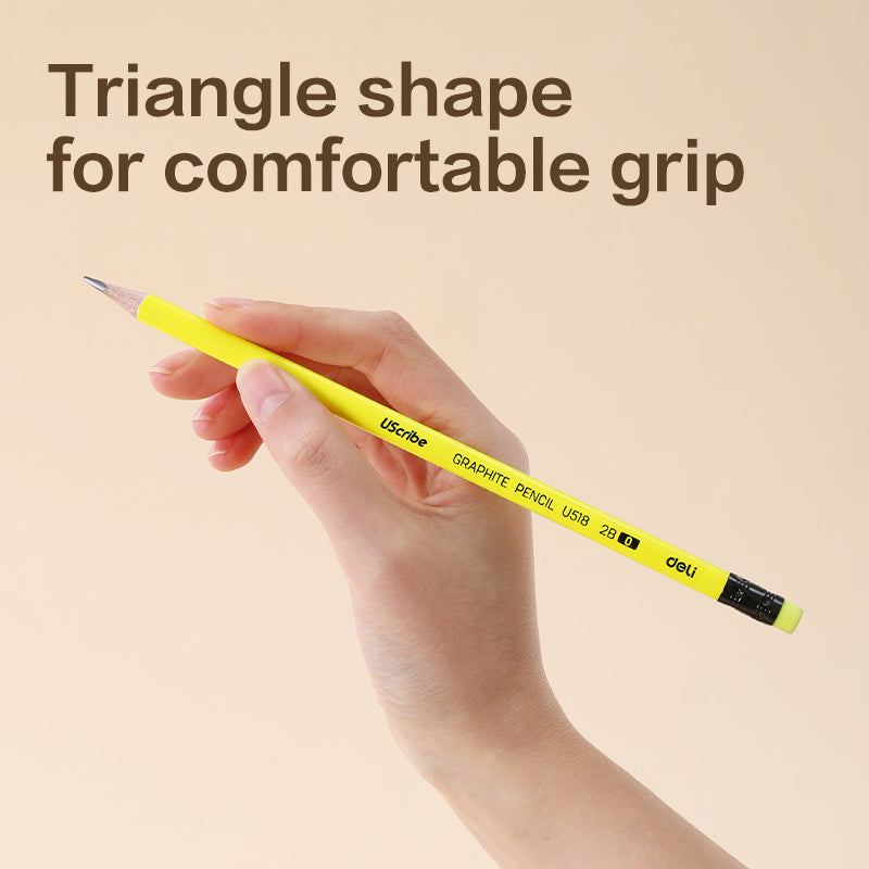 Sribe Pencil - Tri- 2B-Neon | Super durable | Smooth | Reliable