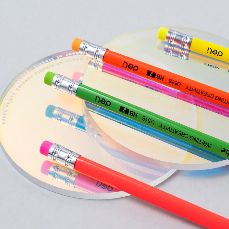 Srcibe Pencil-Tri-2B-Neon | Durable | Smooth | Vibrant