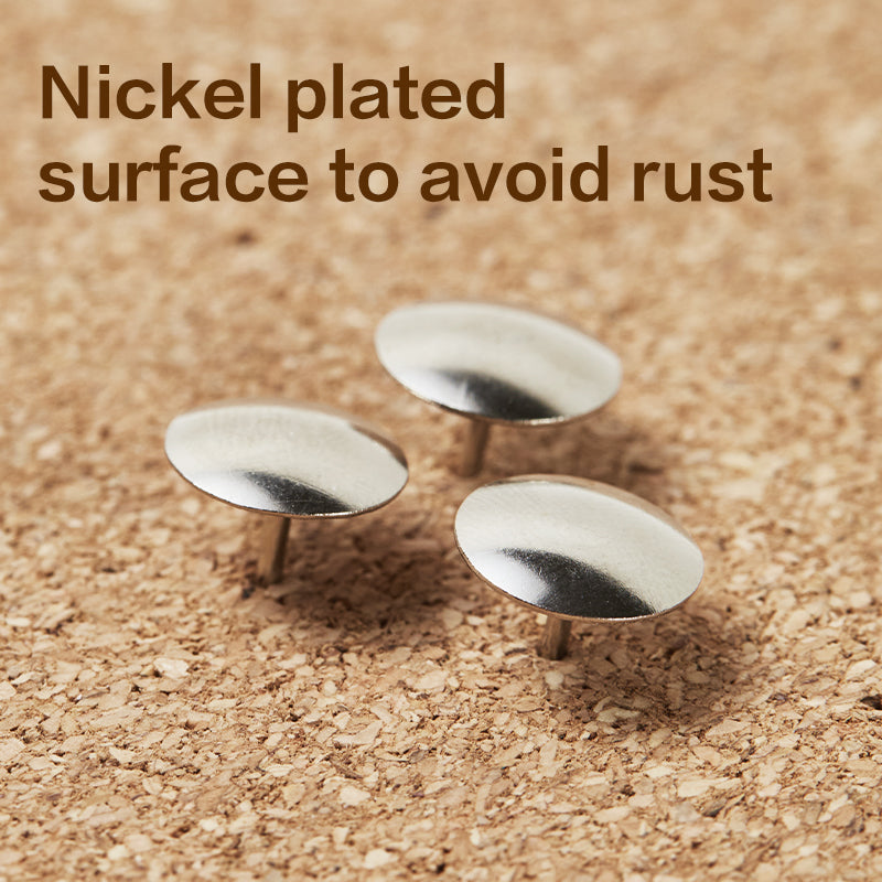 iSelect Thumb Tack -10mm Board Pin - Nickle plated | Sharp Tip