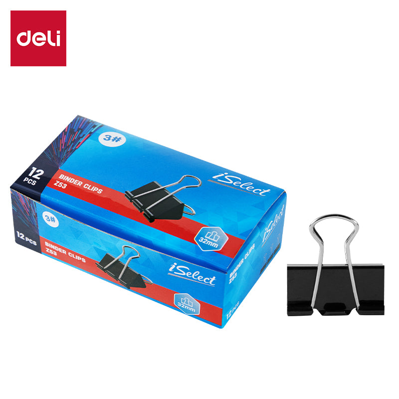 (EZ53) iSelect Binder Clips #3# 32mm 