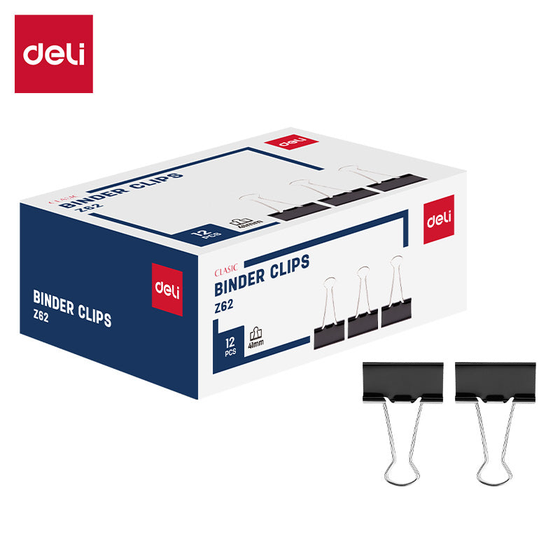 (EZ62) Effortless Binder Clip-BK